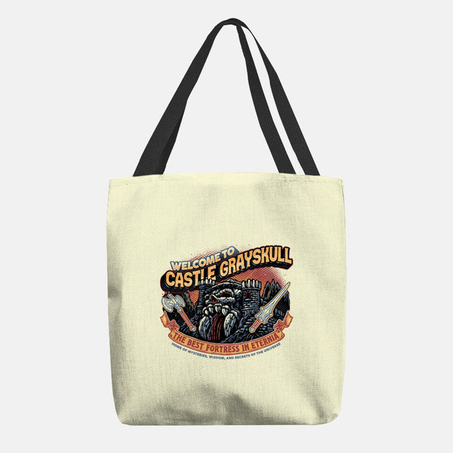 Welcome To The Castle-None-Basic Tote-Bag-glitchygorilla