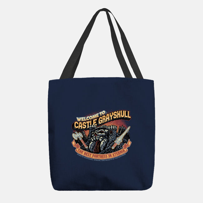 Welcome To The Castle-None-Basic Tote-Bag-glitchygorilla