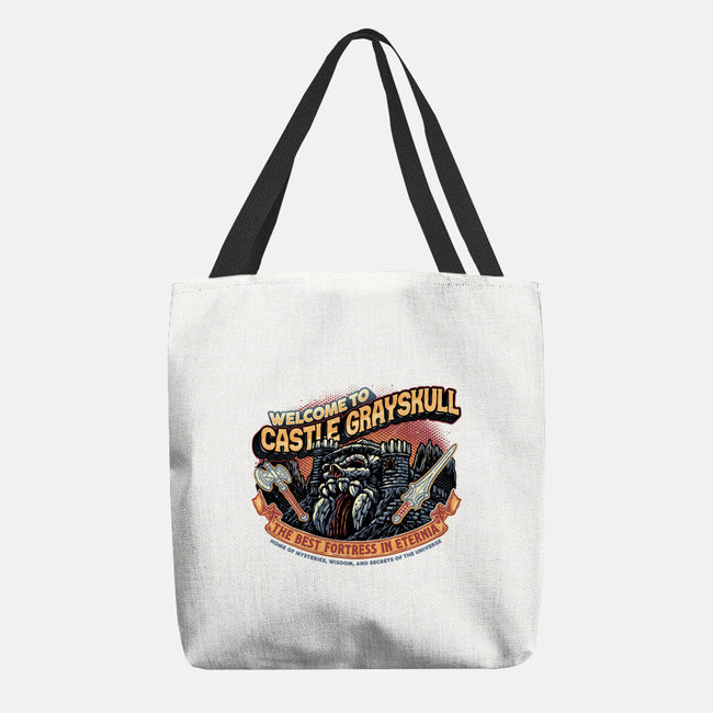 Welcome To The Castle-None-Basic Tote-Bag-glitchygorilla