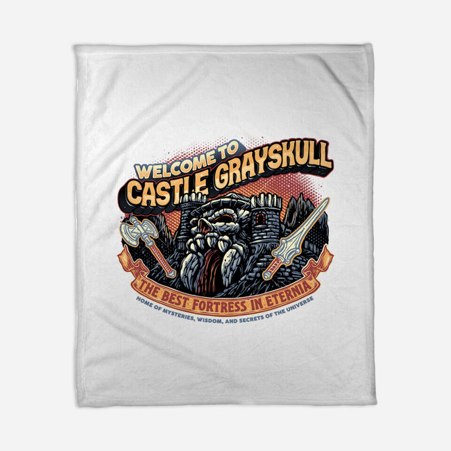 Welcome To The Castle-None-Fleece-Blanket-glitchygorilla