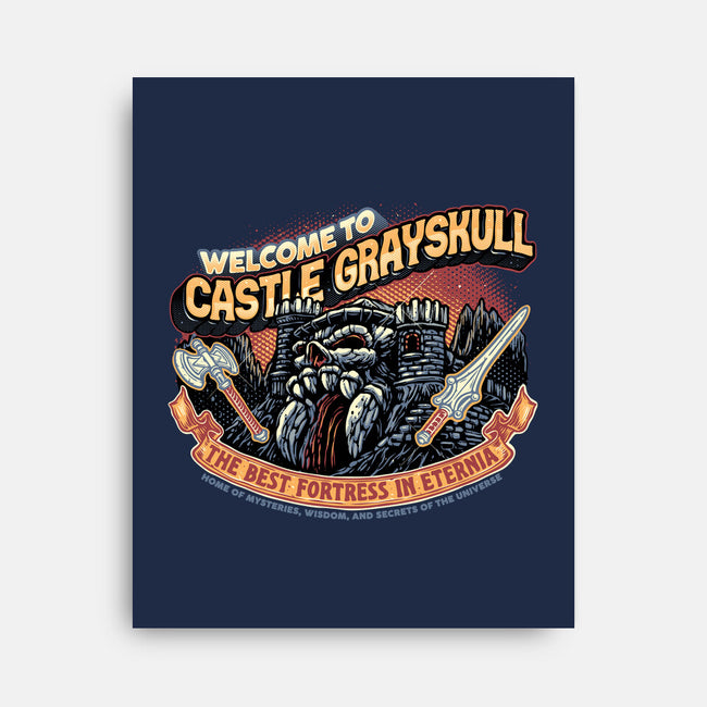 Welcome To The Castle-None-Stretched-Canvas-glitchygorilla