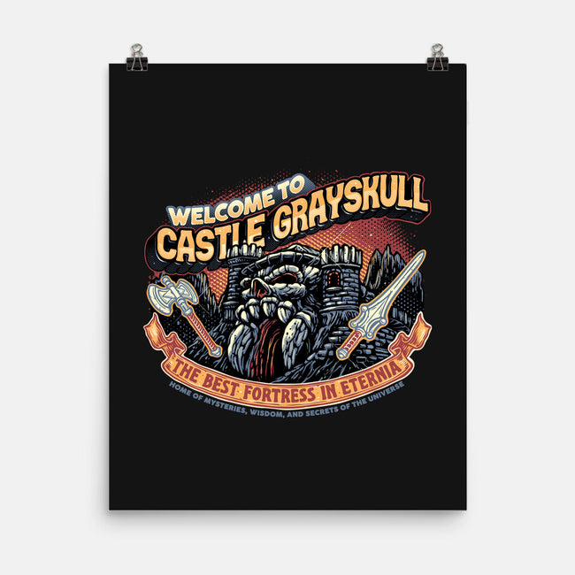 Welcome To The Castle-None-Matte-Poster-glitchygorilla