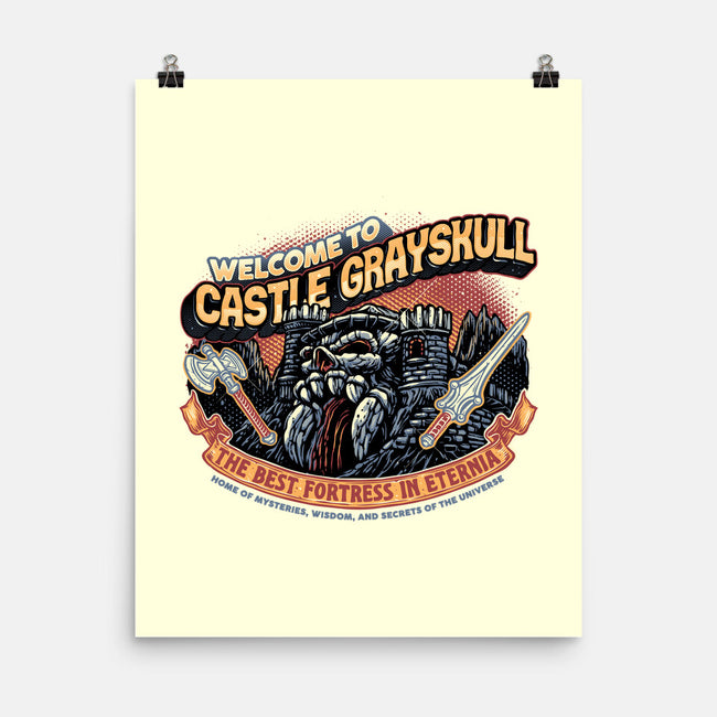 Welcome To The Castle-None-Matte-Poster-glitchygorilla