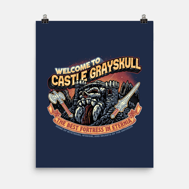 Welcome To The Castle-None-Matte-Poster-glitchygorilla