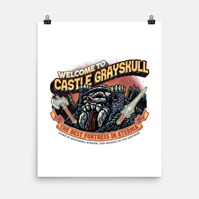 Welcome To The Castle-None-Matte-Poster-glitchygorilla
