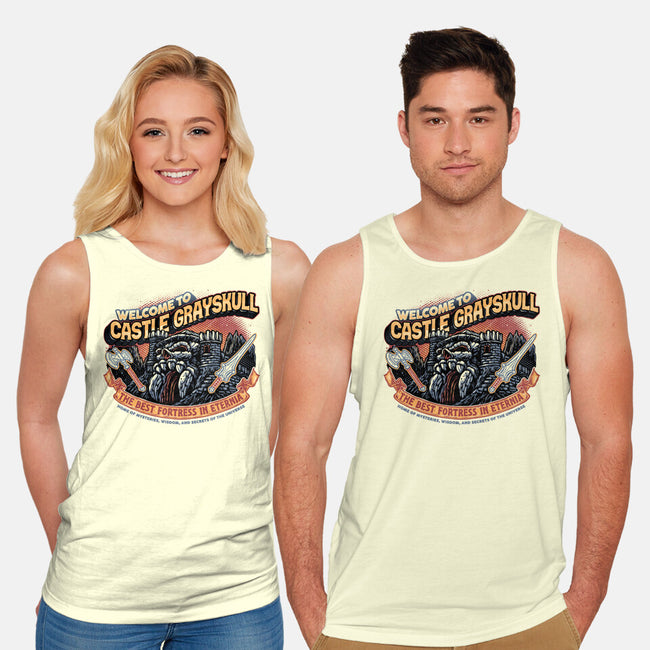 Welcome To The Castle-Unisex-Basic-Tank-glitchygorilla