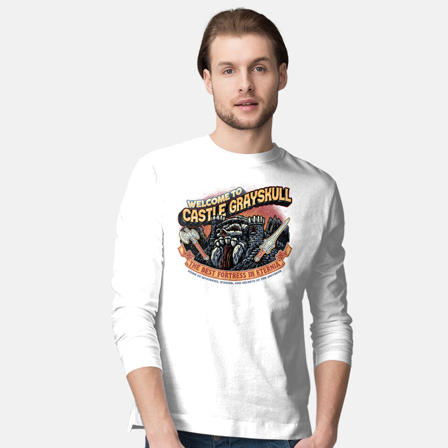 Welcome To The Castle-Mens-Long Sleeved-Tee-glitchygorilla