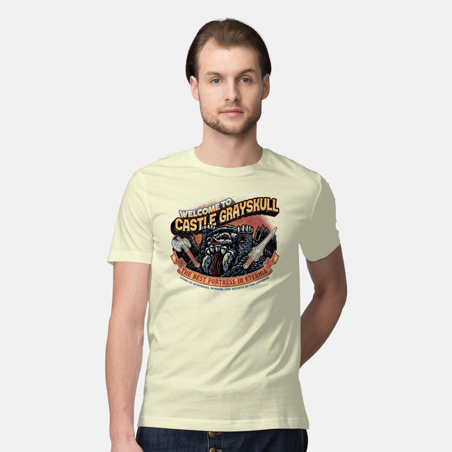 Welcome To The Castle-Mens-Premium-Tee-glitchygorilla