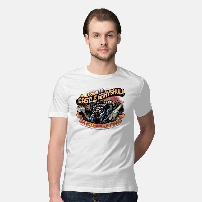 Welcome To The Castle-Mens-Premium-Tee-glitchygorilla