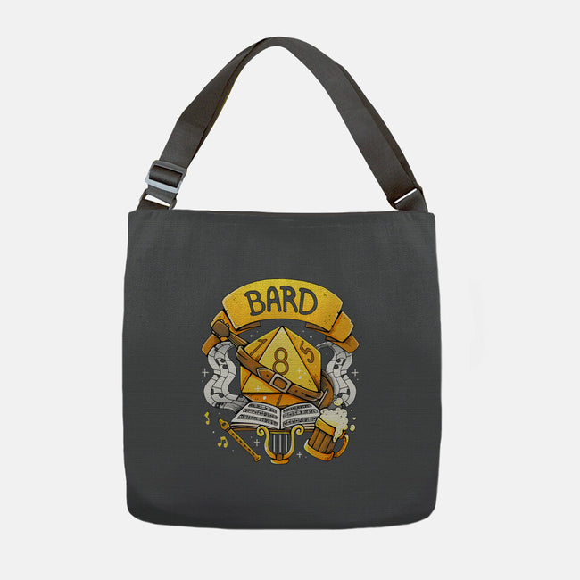 Keeper Of Tales And Tunes-None-Adjustable Tote-Bag-Vallina84