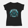 The Unseen Hand-Womens-V-Neck-Tee-Vallina84