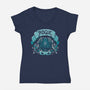 The Unseen Hand-Womens-V-Neck-Tee-Vallina84