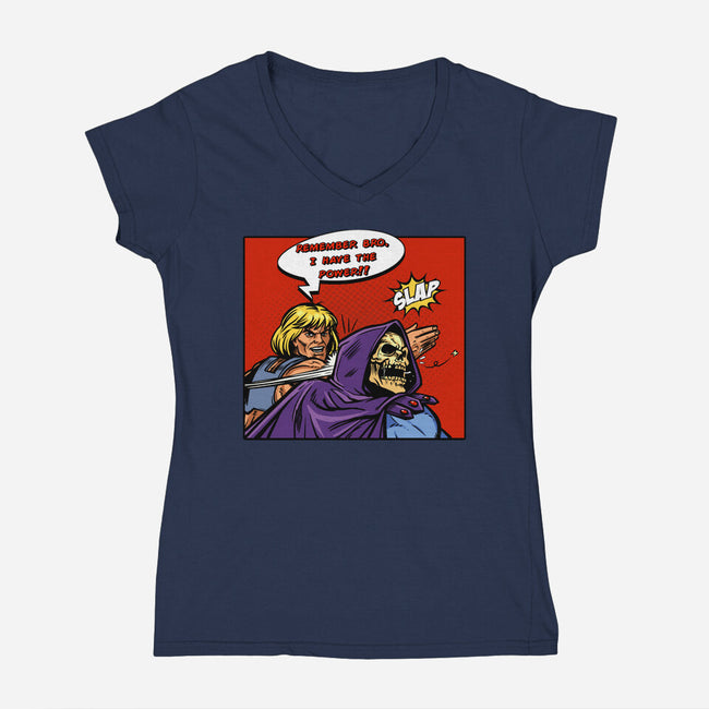 Power Slap-Womens-V-Neck-Tee-AndreusD