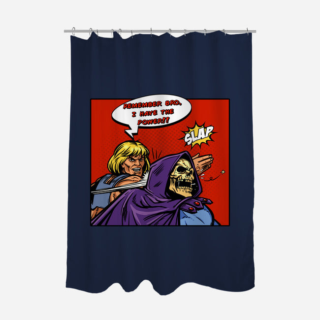 Power Slap-None-Polyester-Shower Curtain-AndreusD