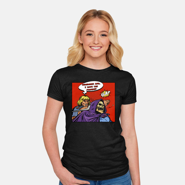 Power Slap-Womens-Fitted-Tee-AndreusD