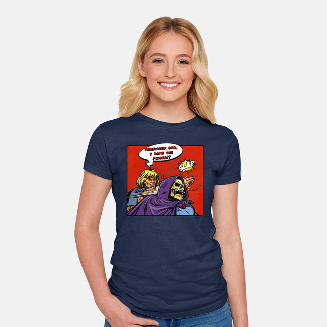 Power Slap-Womens-Fitted-Tee-AndreusD
