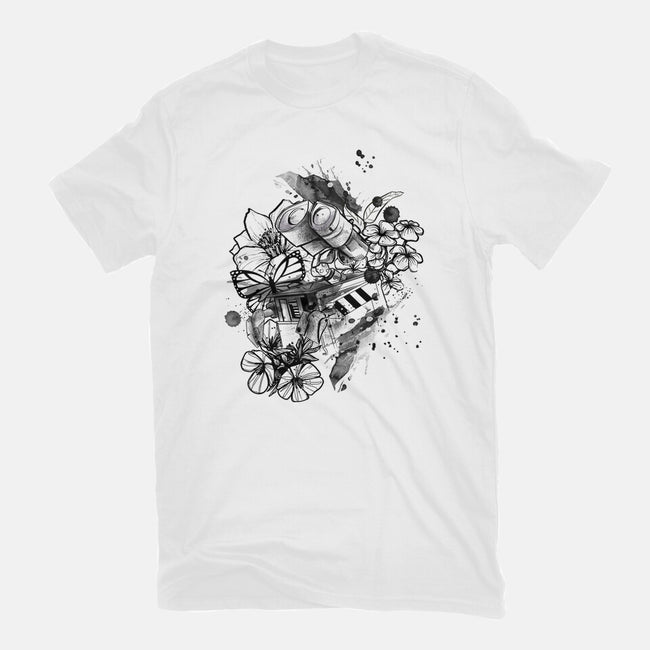 Robot Ink-Womens-Fitted-Tee-fanfabio