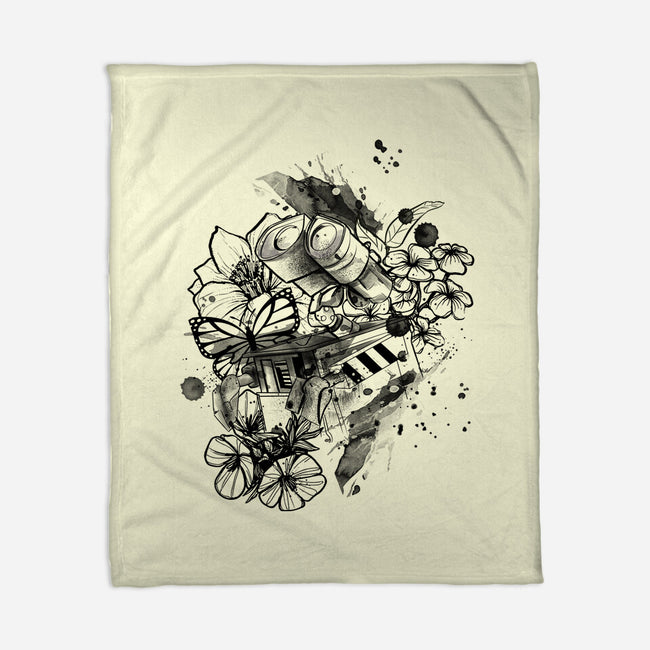 Robot Ink-None-Fleece-Blanket-fanfabio
