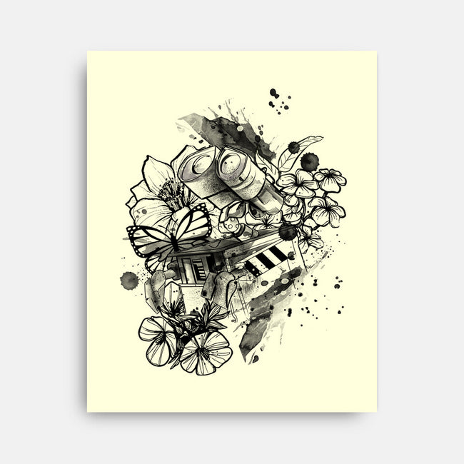 Robot Ink-None-Stretched-Canvas-fanfabio