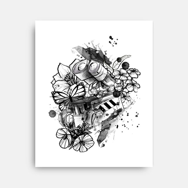 Robot Ink-None-Stretched-Canvas-fanfabio