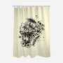 Robot Ink-None-Polyester-Shower Curtain-fanfabio