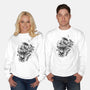 Robot Ink-Unisex-Crew Neck-Sweatshirt-fanfabio