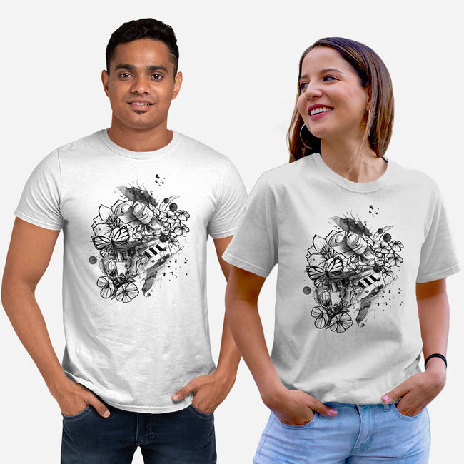 Robot Ink-Unisex-Basic-Tee-fanfabio