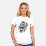 Robot Ink-Womens-Fitted-Tee-fanfabio