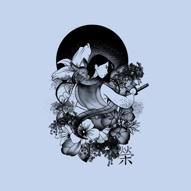 Warrior Girl Ink-None-Polyester-Shower Curtain-fanfabio