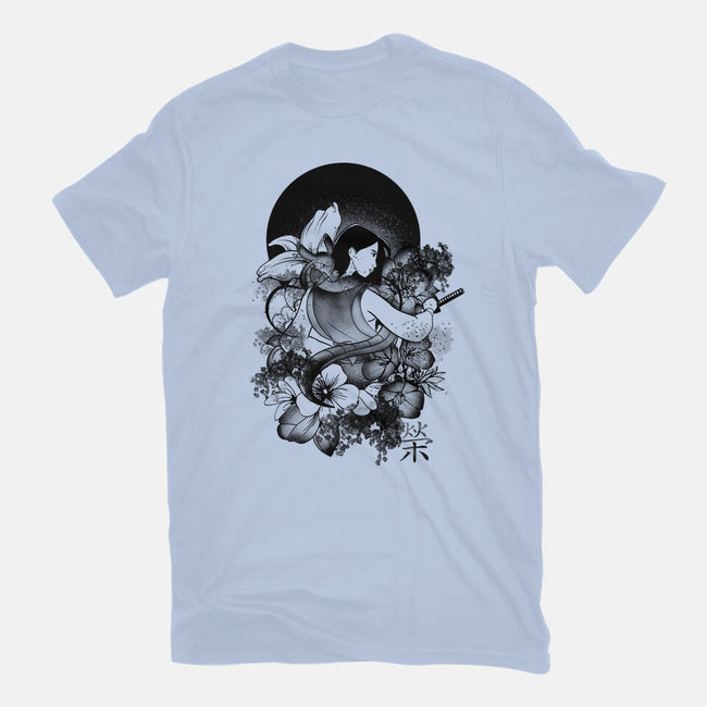 Warrior Girl Ink-Unisex-Basic-Tee-fanfabio