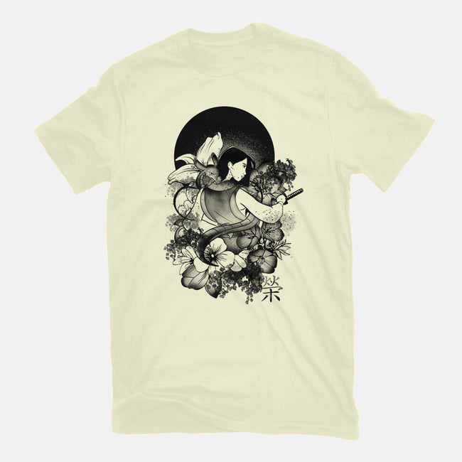 Warrior Girl Ink-Mens-Basic-Tee-fanfabio