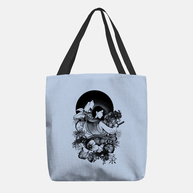 Warrior Girl Ink-None-Basic Tote-Bag-fanfabio