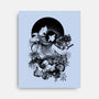 Warrior Girl Ink-None-Stretched-Canvas-fanfabio