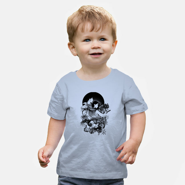 Warrior Girl Ink-Baby-Basic-Tee-fanfabio