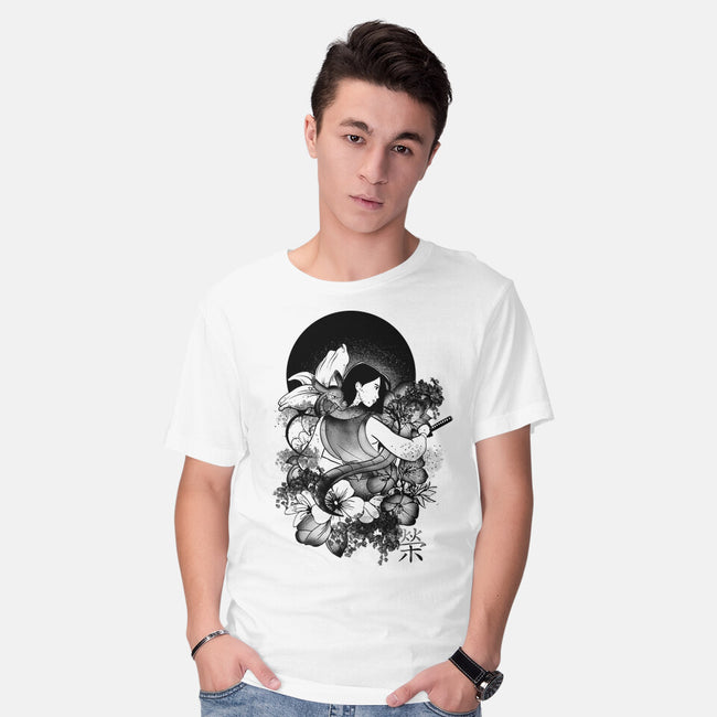 Warrior Girl Ink-Mens-Basic-Tee-fanfabio
