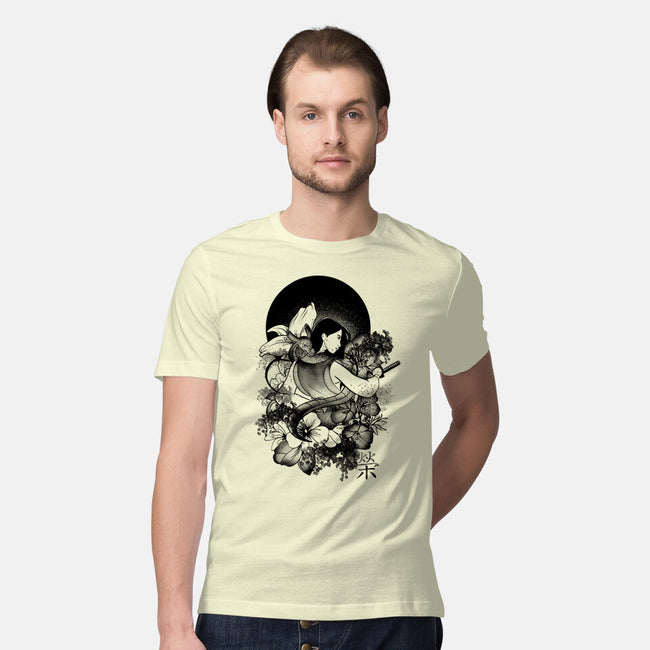 Warrior Girl Ink-Mens-Premium-Tee-fanfabio
