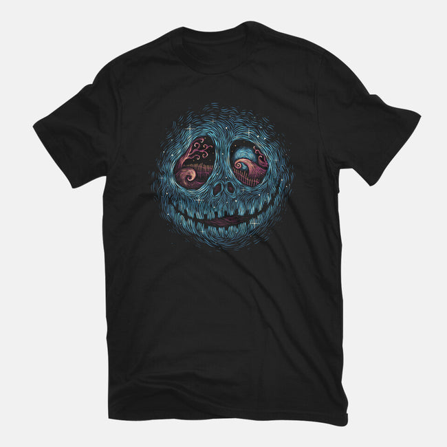 Land Of The Pumpkin King-Mens-Basic-Tee-glitchygorilla