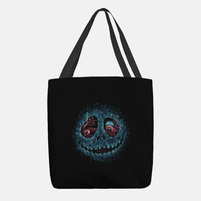 Land Of The Pumpkin King-None-Basic Tote-Bag-glitchygorilla
