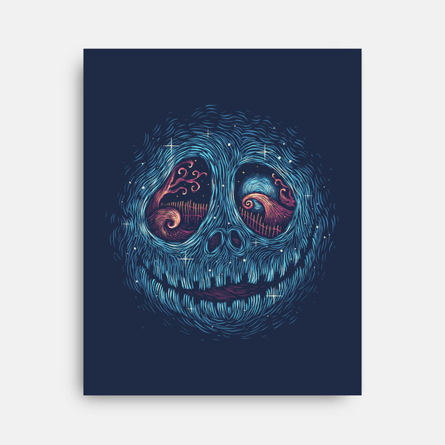 Land Of The Pumpkin King-None-Stretched-Canvas-glitchygorilla