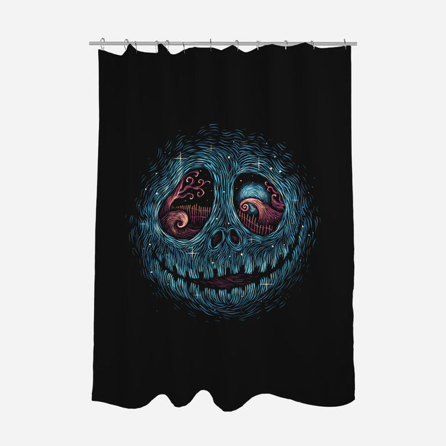 Land Of The Pumpkin King-None-Polyester-Shower Curtain-glitchygorilla