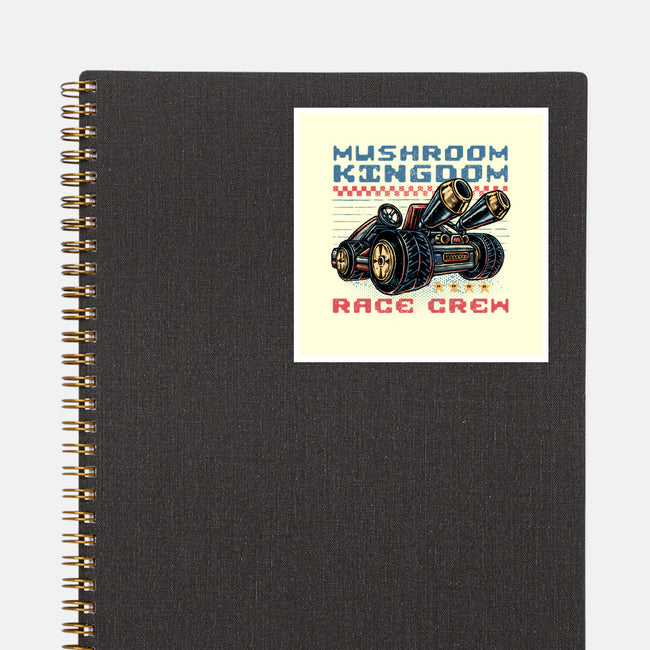 Kart Race Crew-None-Glossy-Sticker-glitchygorilla