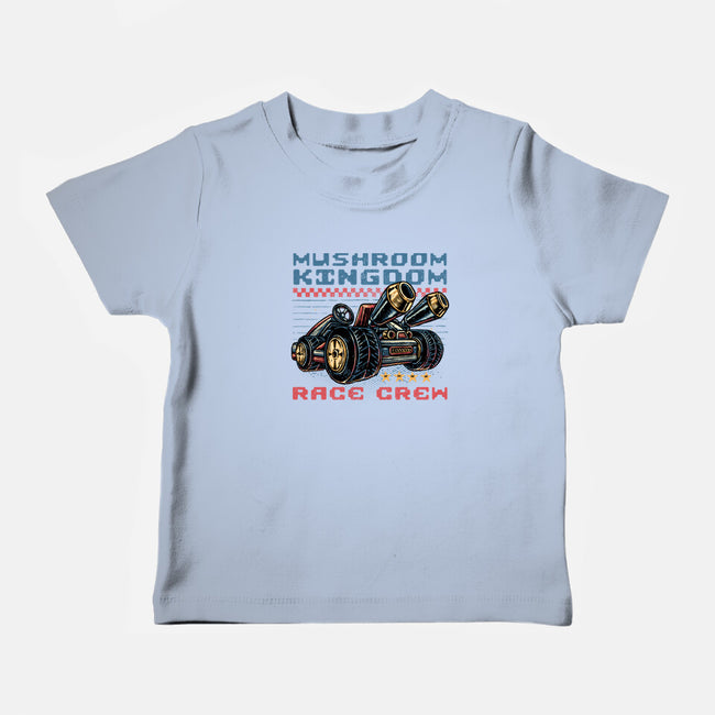 Kart Race Crew-Baby-Basic-Tee-glitchygorilla