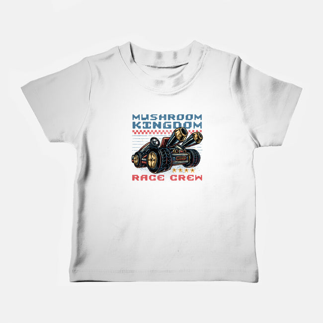 Kart Race Crew-Baby-Basic-Tee-glitchygorilla
