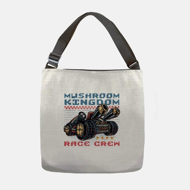 Kart Race Crew-None-Adjustable Tote-Bag-glitchygorilla