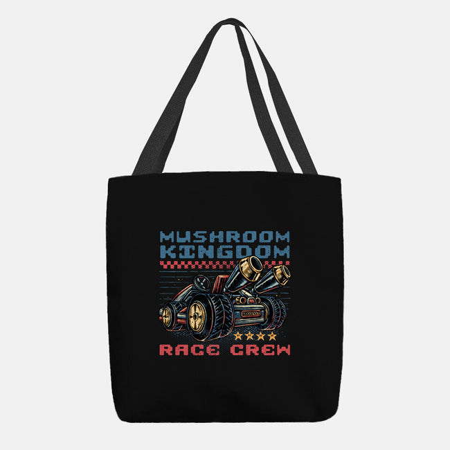 Kart Race Crew-None-Basic Tote-Bag-glitchygorilla