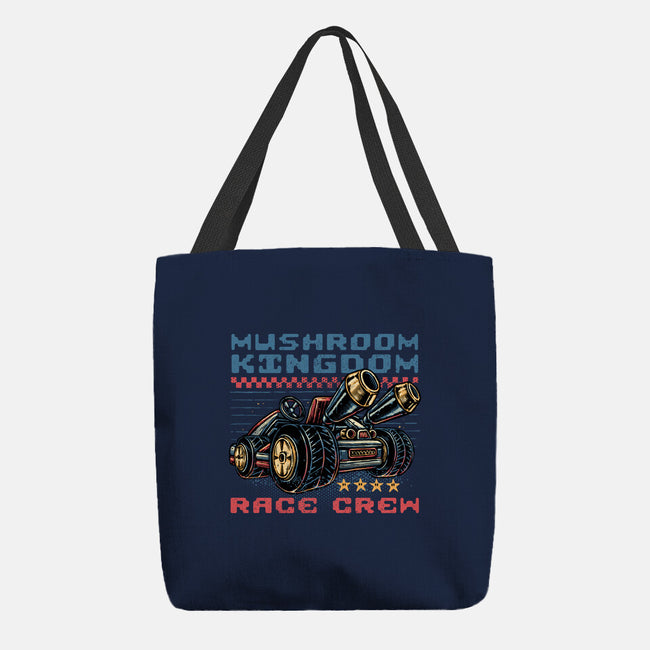 Kart Race Crew-None-Basic Tote-Bag-glitchygorilla