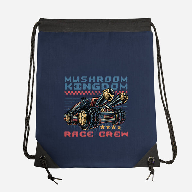 Kart Race Crew-None-Drawstring-Bag-glitchygorilla