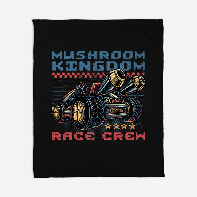 Kart Race Crew-None-Fleece-Blanket-glitchygorilla