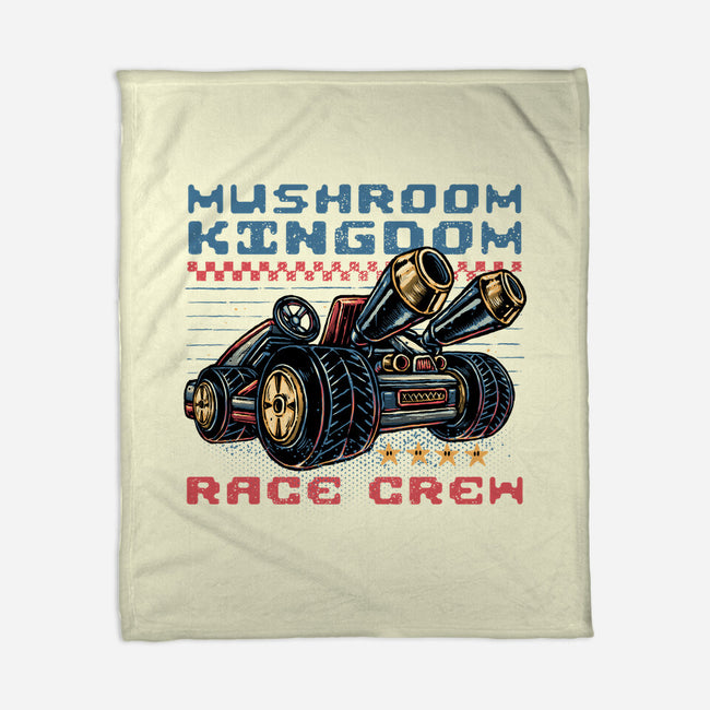 Kart Race Crew-None-Fleece-Blanket-glitchygorilla