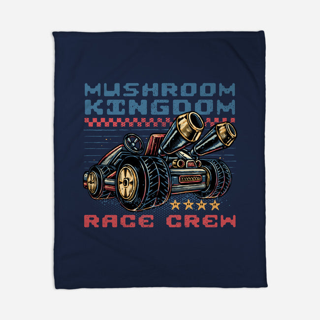 Kart Race Crew-None-Fleece-Blanket-glitchygorilla